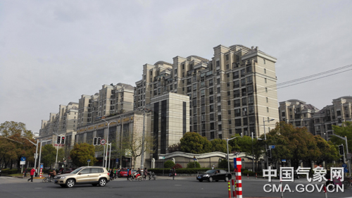 2015年1月1日,上海市测绘院制作的《上海市新江湾城社区气象多灾种