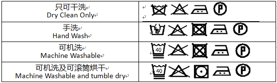 羊毛洗涤方式和洗涤符号 method of wool washing and washing