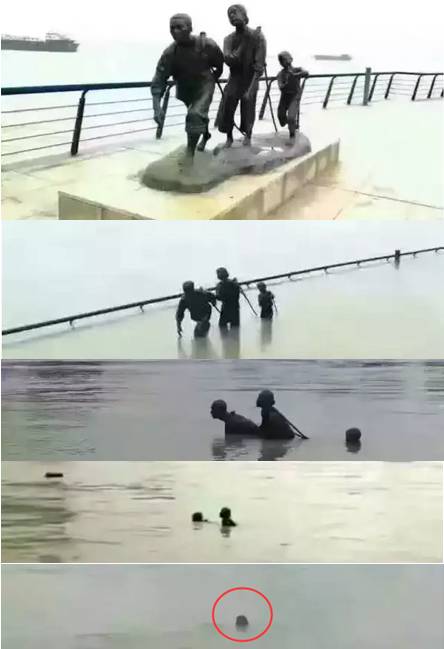 武汉大水围城:公路已成河道 车站变成汪洋(多图)