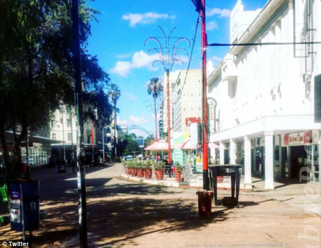 津巴布韦经济危机引罢工 街道冷清俨然空城