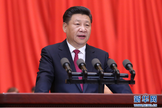 7月1日,庆祝中国共产党成立95周年大会在北京人民大会堂隆重举行。中共中央总书记、国家主席、中央军委主席习近平在大会上发表重要讲话。新华社记者 刘卫兵 摄