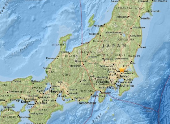 【图】日本茨城县南部发生里氏5.0级地震 未引