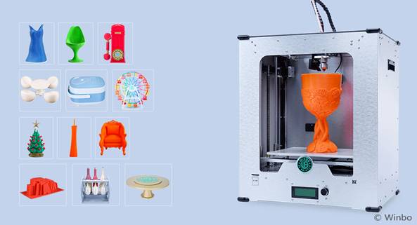 WINBO 3D打印机及打印产品