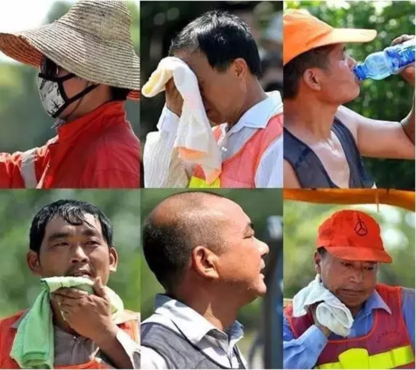 高温下的沥青路面,站鄙人面顿觉一股灼人热浪劈面扑来,养路工人们挥舞铁锨、推进铲车,井井有条地各司其职,他们的脑门和脸上,都缀满了黄豆大的汗珠。(杨丽 王静芳/都会快报 上海察看)