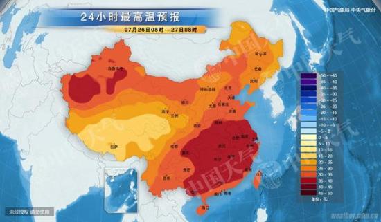 今年来最强高温持续，南方40℃范围扩大