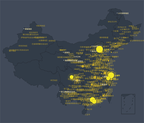 新世相图书馆前三期的点亮地图