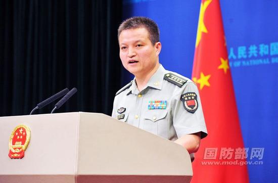 國防部新聞局局長、國防部新聞發言人楊宇軍大校答記者問。