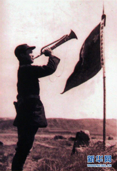 原文配图:这是美国新闻记者埃德加·斯诺1936年8月在豫旺堡(今同心县