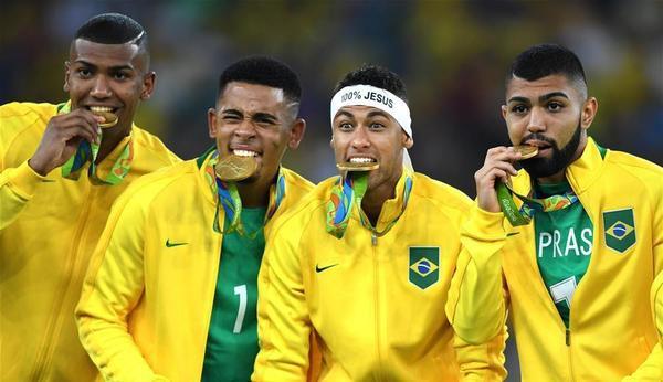 【组图】奥运会金牌 巴西足球最后的遮羞布