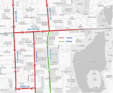 北京交警联合高德地图发布预测报告图片