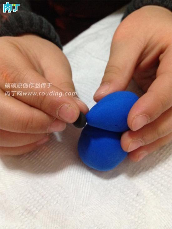 可爱的小老鼠轻粘土儿童diy小手工的制作方法(组图)