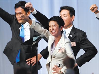 华裔女政客当选日本最大在野党党首 其父系台