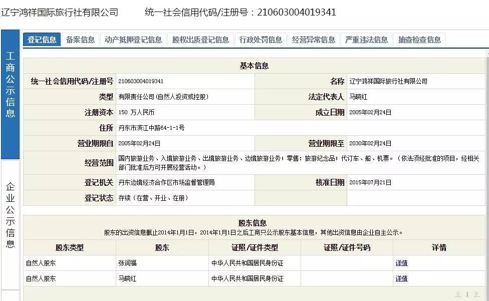 鸿祥国际游览社