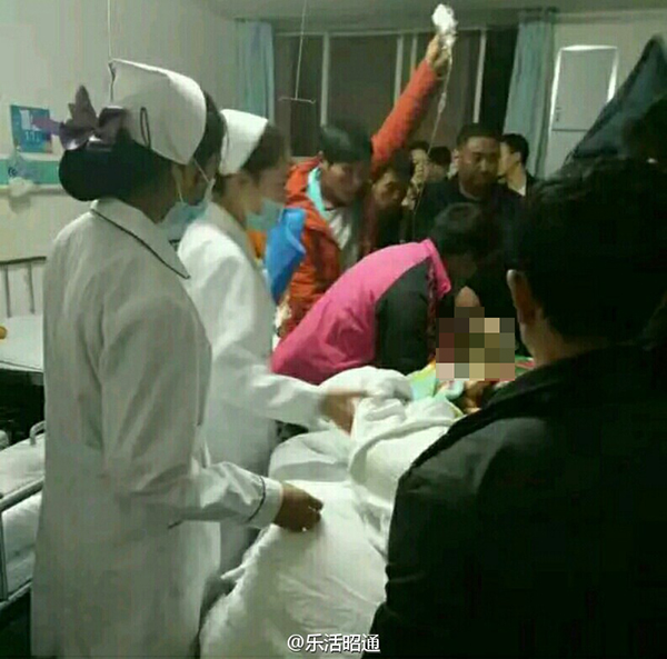 9月20日下午，云南省昭通市大山包乡某村中一家三口中母女被杀害，1岁的儿子重伤。 @乐活昭通 图