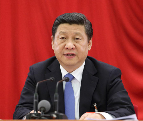 中国共产党第十八届中央委员会第三次全体会议,于2013年11月9日至12日在北京举行。全会由中央政治局主持,中央委员会总书记习近平作重要讲话。新华社记者兰红光摄