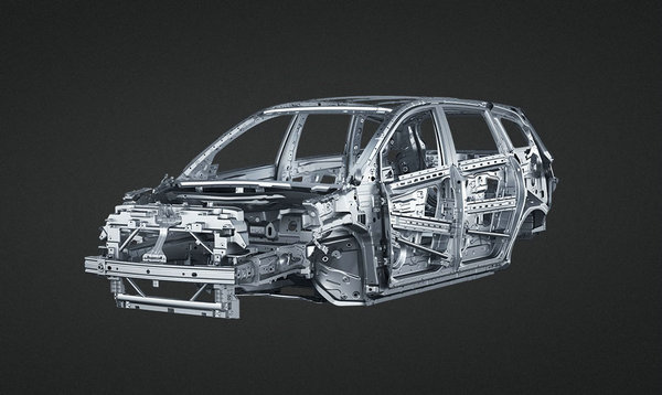 两款车采用3h高刚性车身设计高强钢材达55.4%