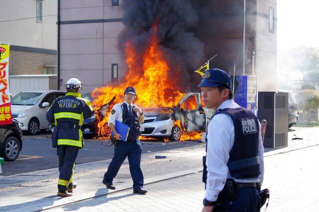日本公园2次爆炸致1死3伤 死者前自卫队军官(图)