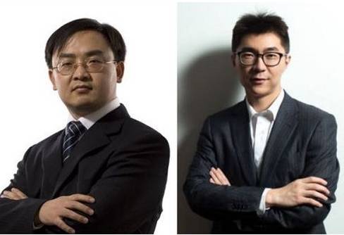 图左为向海龙,图右为李明远