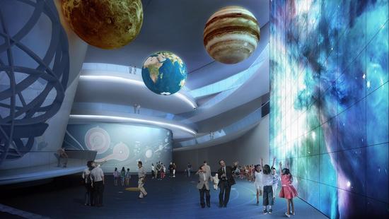 全球最大天文馆在上海开工 2020年建成开放(图