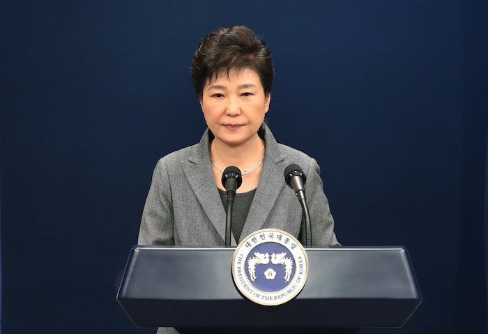 韩反对党拒绝朴槿惠辞职提议 指责拖延弹劾程序