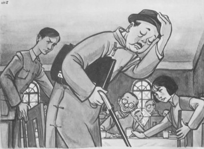 漫画家丁聪为美国情报机构工作 用漫画号召抗日