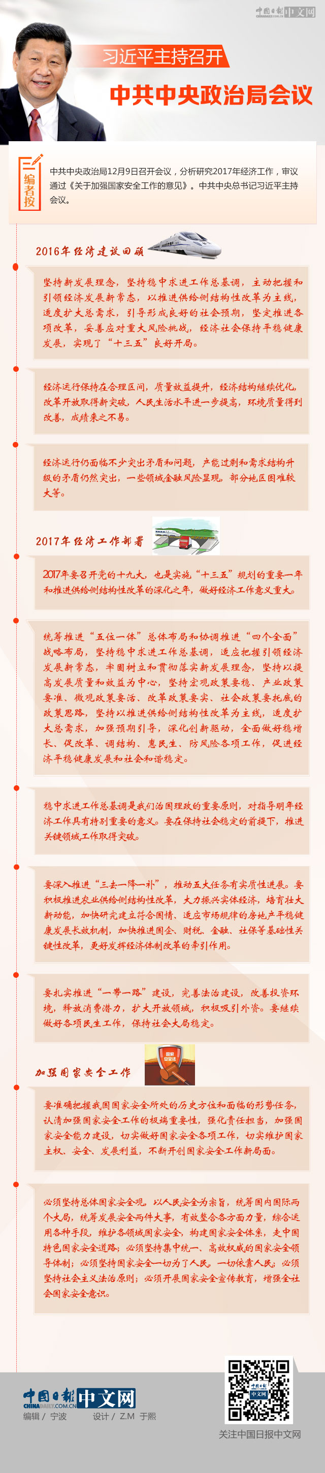 图解:习近平主持召开中共中央政治局会议