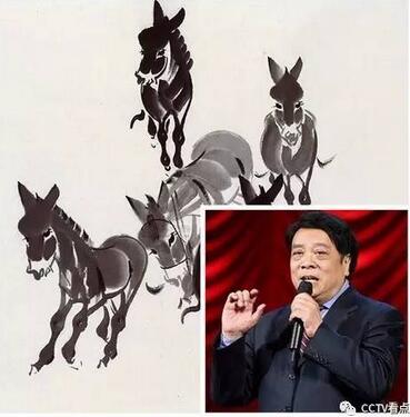 赵忠祥:画“驴”是一绝