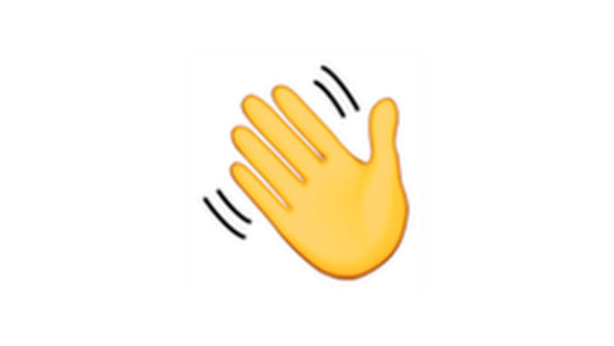 下图是我们经常作为"祈祷"之意使用的emoji.