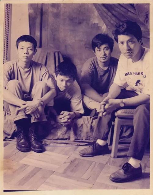 大尾象工作组（合照） 左起：陈绍雄，林一林，徐坦，梁钜辉