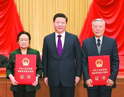 赵忠贤屠呦呦获2016年度国家最高科学技术奖