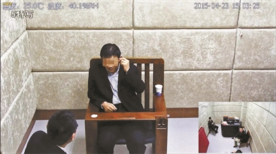 嵇瑞楠在检方移交法院的同步录音录像中称自己“扯了谎”。