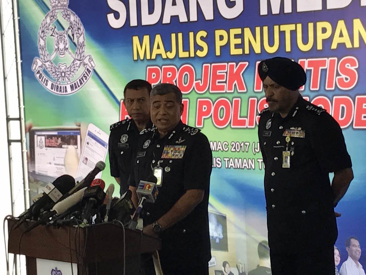 10日下午在马来西亚警方活动的媒体互动环节，马来西亚全国警察总长哈立德就“朝鲜男子在吉隆坡死亡”事件进行回应。