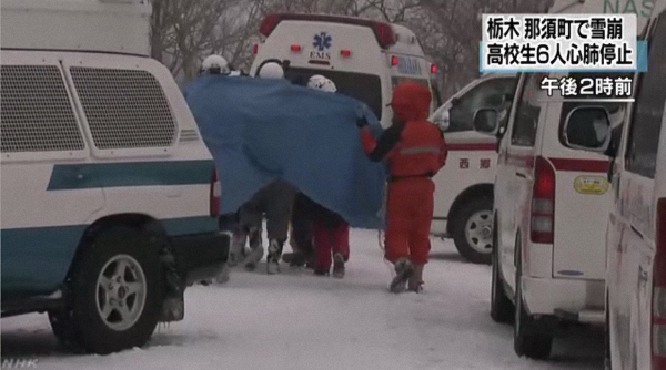 日本滑雪场雪崩6名高中生心肺停止 另4人伤情