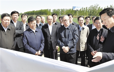 天津市领导考察雄安新区规划建设