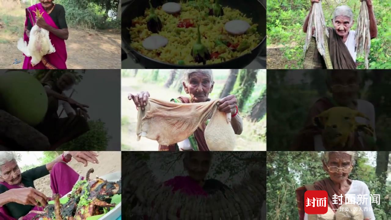 老奶奶的曾孫拉克斯曼（Laxman K.）一日突發奇想，希望能記錄曾祖母每道讓子孫讚不絕口的傳統菜肴，因而與朋友芮迪（Srinath Reddy）把曾祖母製作每道菜肴的過程拍攝下來並剪輯成影片，以“鄉村美食”（Country Foods）賬號放到YouTube上。
