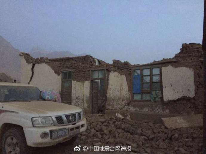新疆塔什库尔干5.5级地震已有8人遇难