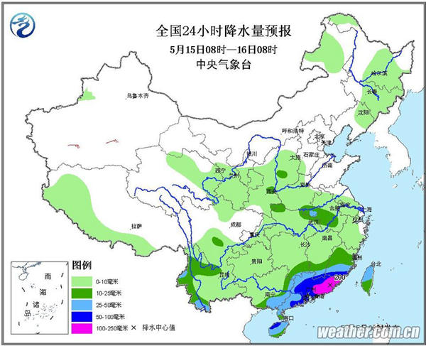 华南再遭强降雨北方多地将现今年首个高温