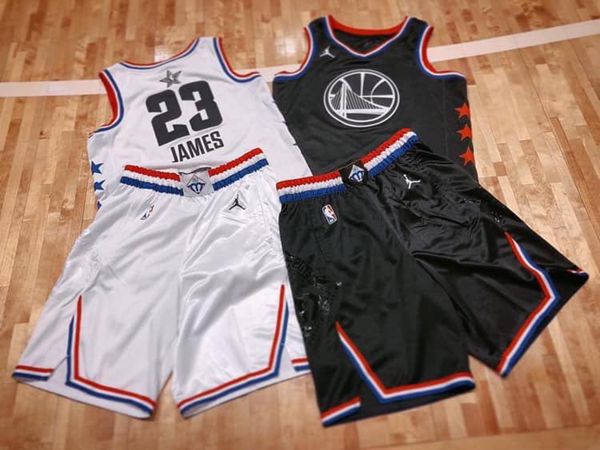 2019年NBA全明星球衣曝光 延续黑白主题