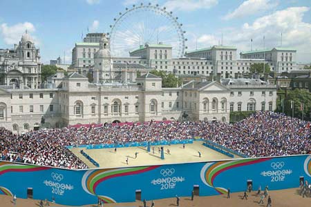图文：伦敦将举办2012奥运 沙滩排球举办场地