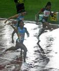 图文：女子400米威廉姆斯夺冠 冲过终点瞬间