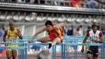 图文：世锦赛男子110米栏 刘翔攻栏