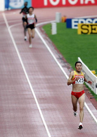 图文：田径世锦赛女子马拉松