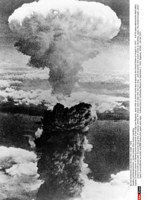 组图1945年8月6日美军向日本广岛投掷原子弹