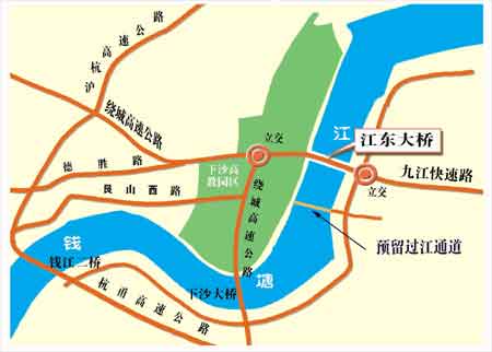昨日上午,令人期盼已久的江东大桥(钱江九桥)在杭州经济技术开发区