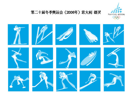 图文历届奥运会图标第20届都灵冬季奥运会