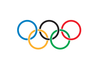 奥运会资料图片：奥林匹克五环标志