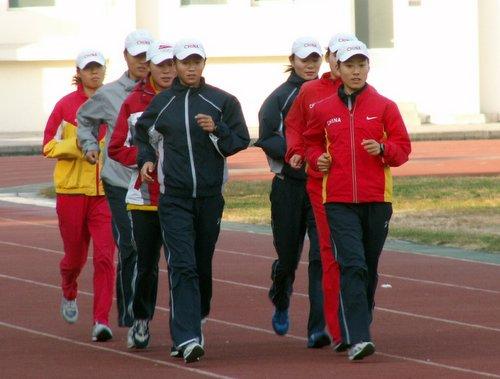 女子竞走国家队冬训备战 张阜新:我们还有潜力