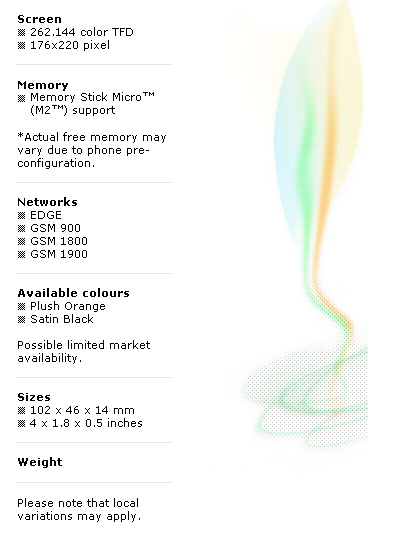 3GSM新品手机图赏：索爱W610（组图）