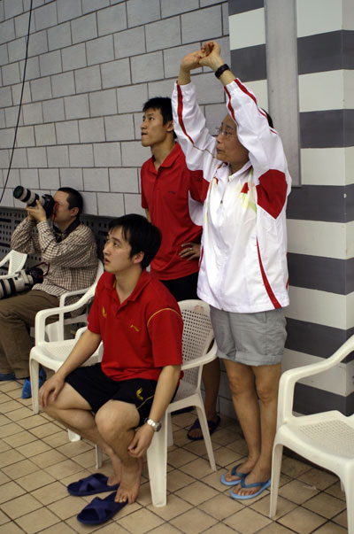 中国跳水队教练寇萌萌图片