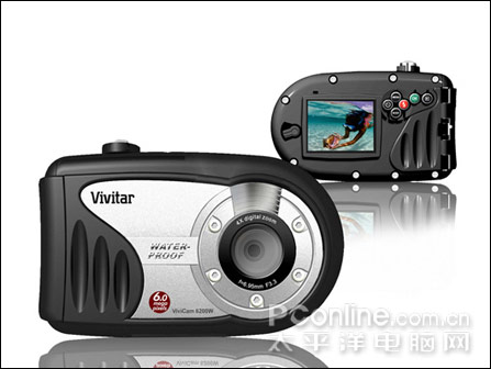 ViviCam 6200W可在水下10米拍摄
